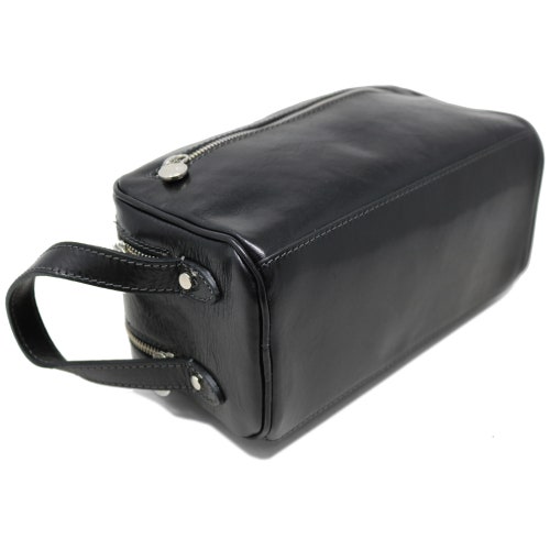 Leather Dopp Kit Bag Leather Toiletry Bag Mens Leather Gift for Him - shops Floto Firenze (2921 BLACK)