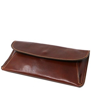 Women&#39;s Leather Clutch, 4 Colors Available, Women&#39;s Wallet, Evening Bag, Women&#39;s Bag, Handbag, Floto Italian Roma Clutch