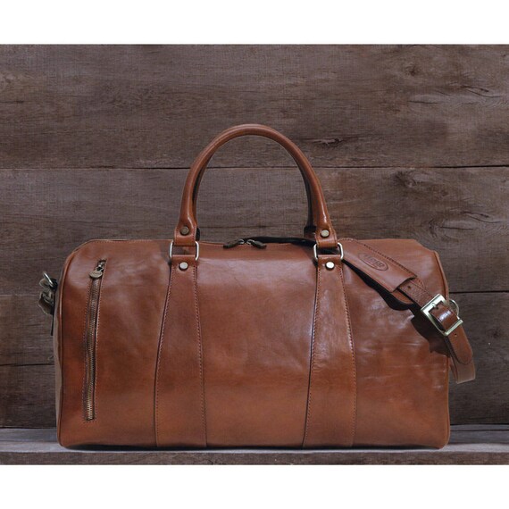 floto leather duffle bag