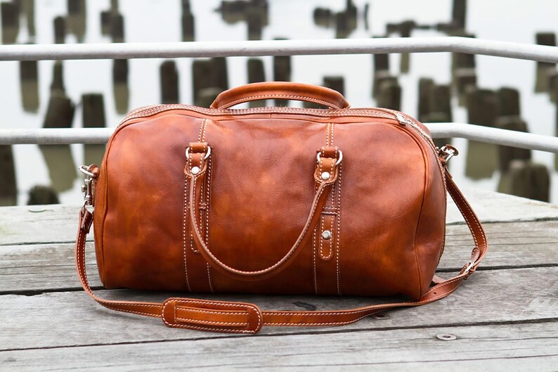 Small Leather Travel 話題の人気 Bag Duffel Leathe 人気 Bag Duffel Leathe, Venezia Top Grain Leather Sofa