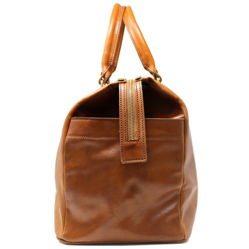 Leather Travel Bag,Leather Duffel Bag,Weekender Bag,Duffle Bag,Leather overnight bag,Cabin Travel Bag,Brown Duffel,Gym Bag image 8