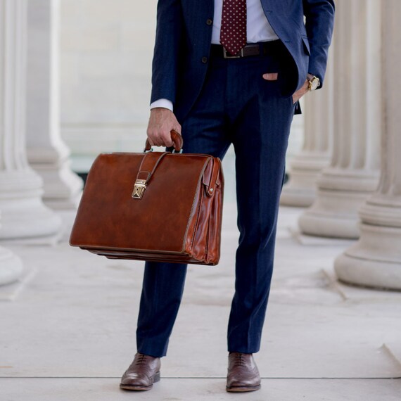 leather doctor briefcases