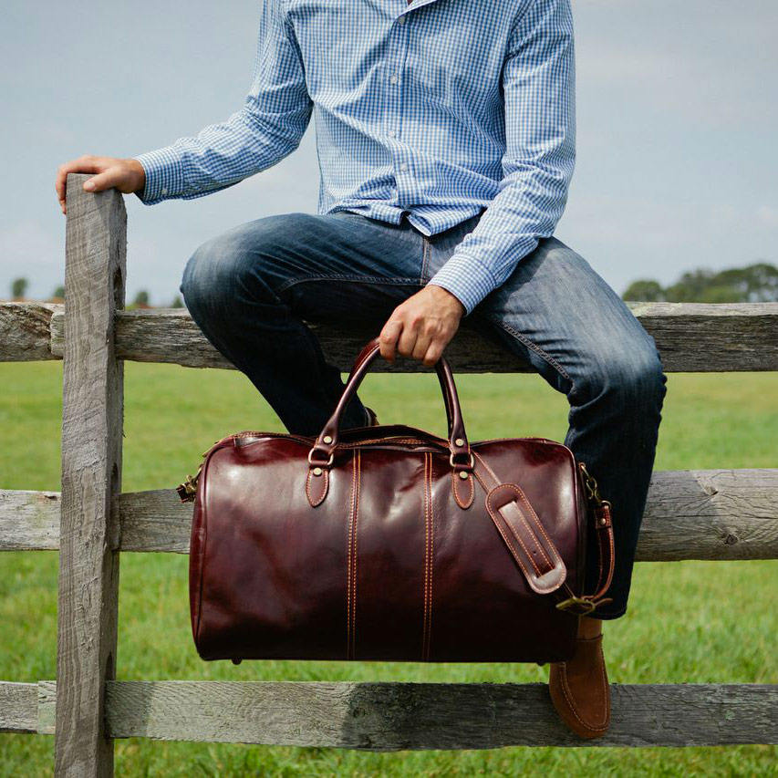 Leather Duffle Bags - Floto Italian Travel Bags