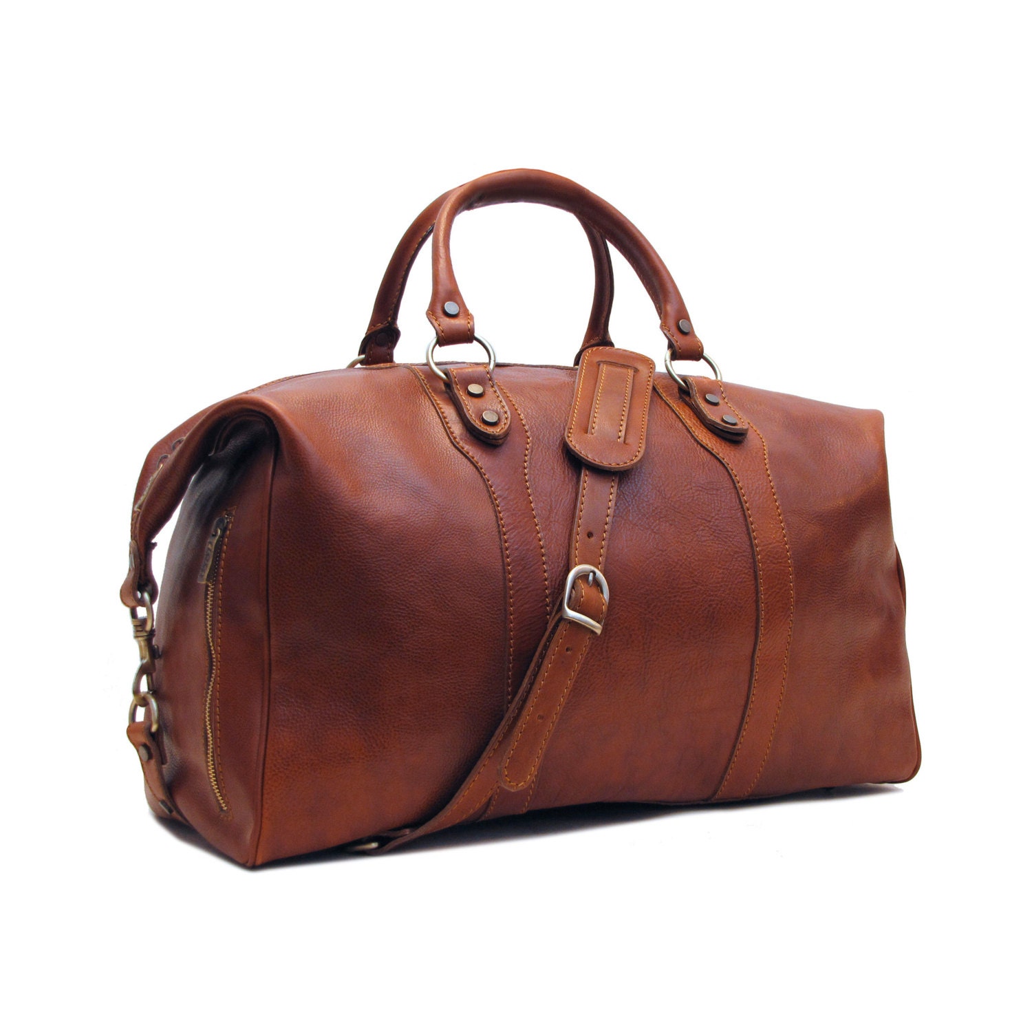Leather Duffle Bag 21 / Floto 4046 Roma / Travel Bag / | Etsy