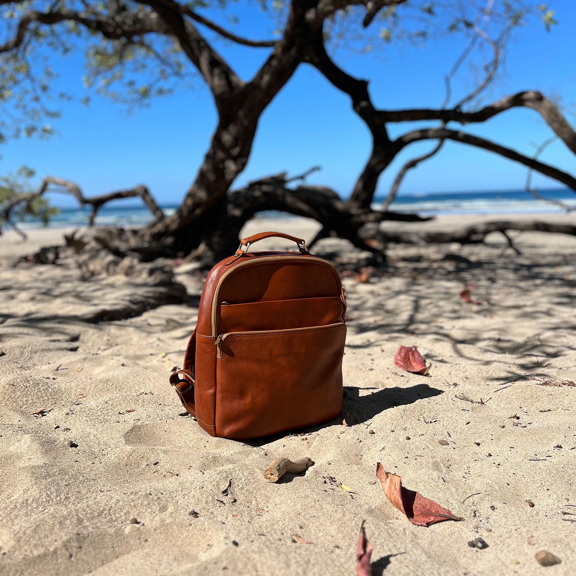 Italian Leather Backpack, Leather Backpack, Knapsack