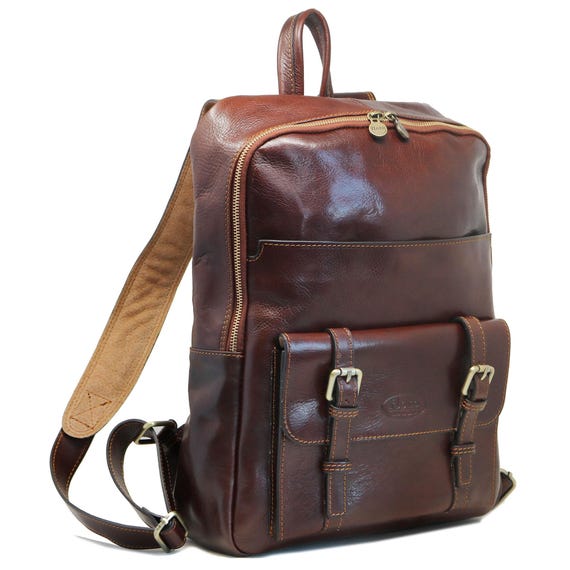 バッグ italy real leather backpack Italian Leather Backpack, Leather Backpack, Knapsack