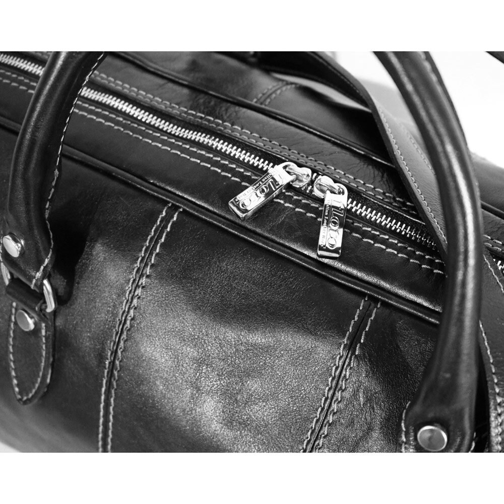 Large Leather Travel Bag Leather Duffel Bag Weekender Bag Etsy