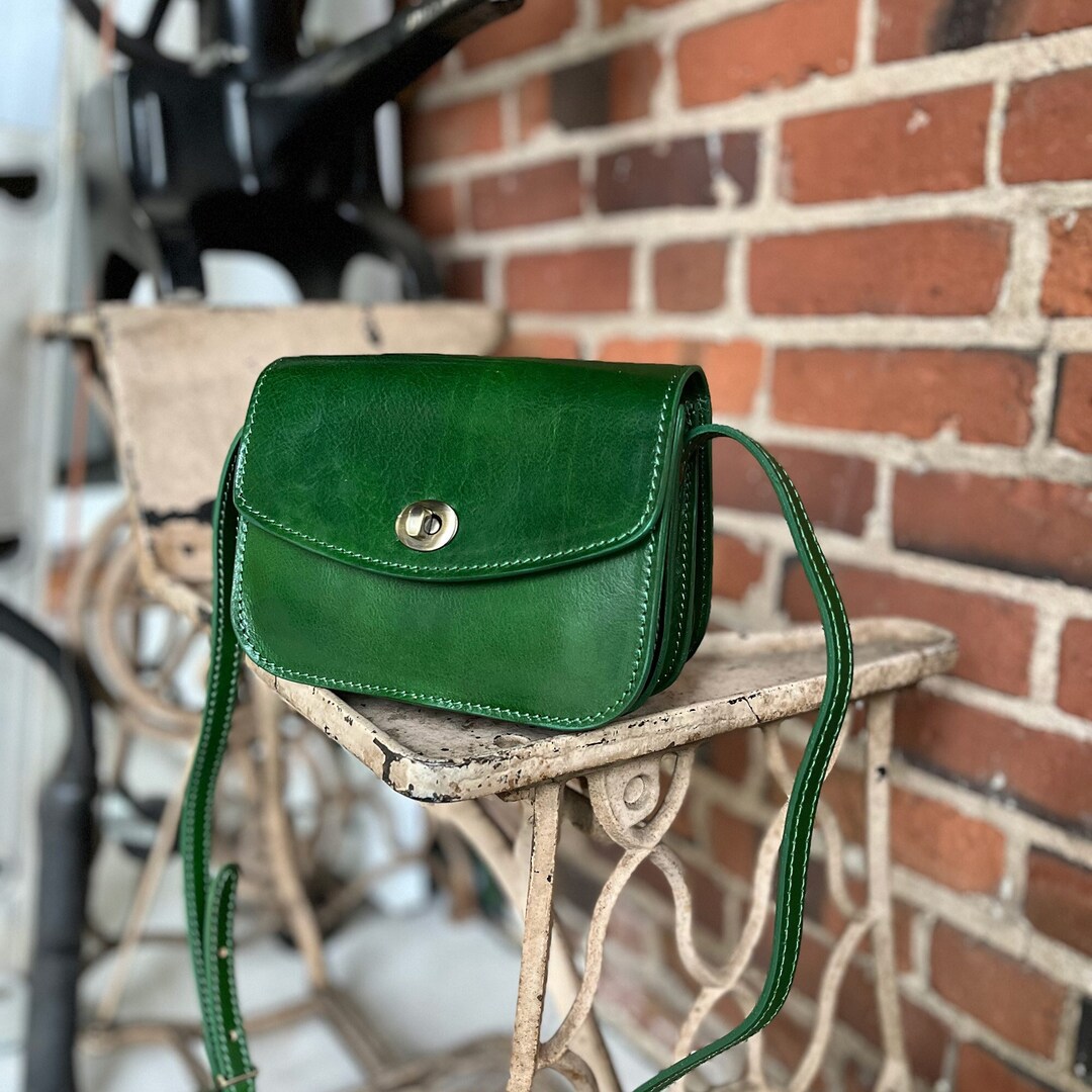 Leather Crossbody Bag, Handmade Leather Shoulder Bag, Handbag, Woman