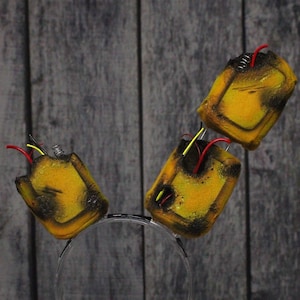 Large Yellow Robot Bunny Spring Rabbit Ears