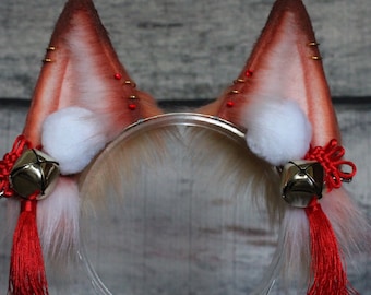 Kitsune Faux Fur Fox Ears Headband