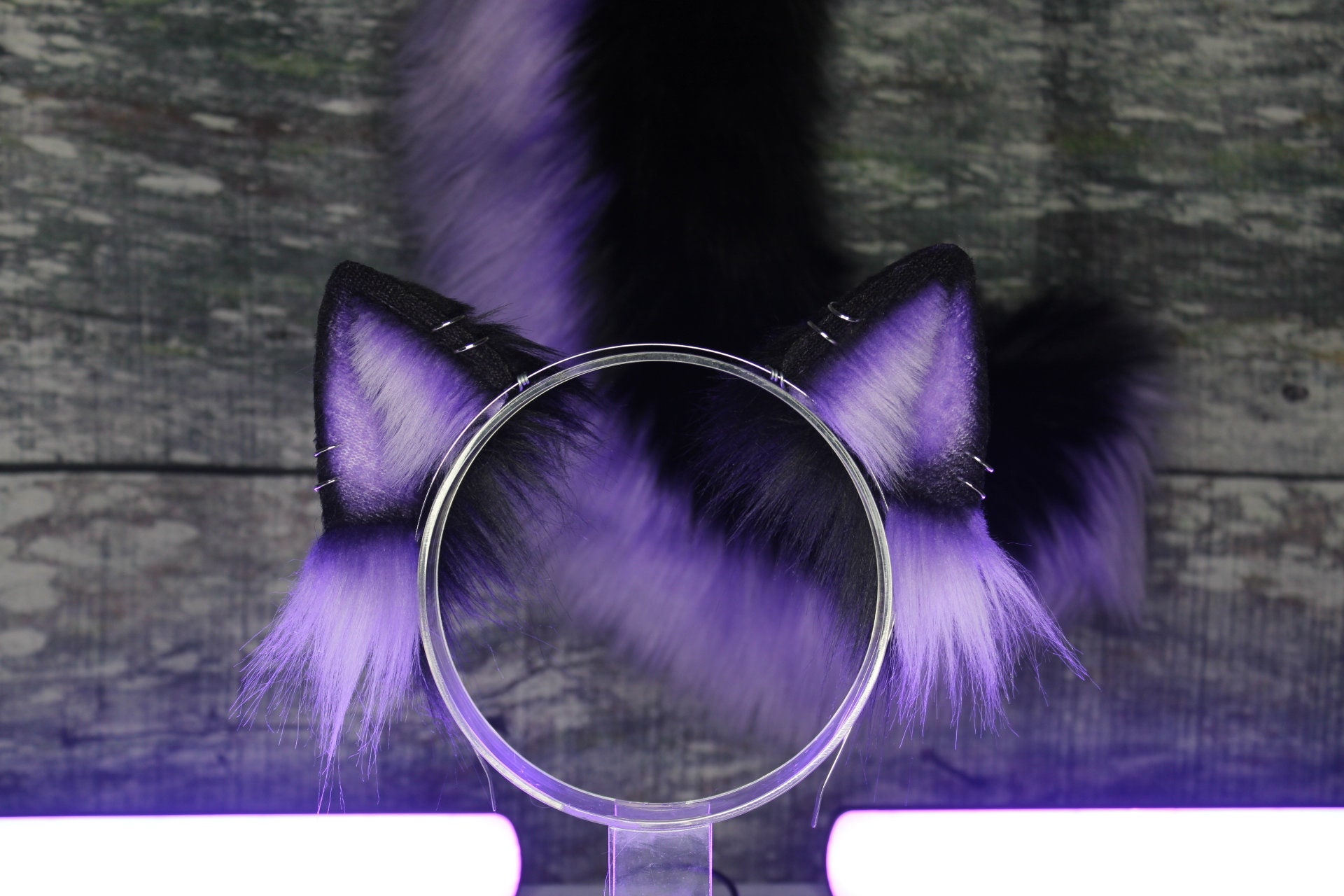 violet)enfants Casque Dent5.0 Multifonction Cat Ear Extra-long