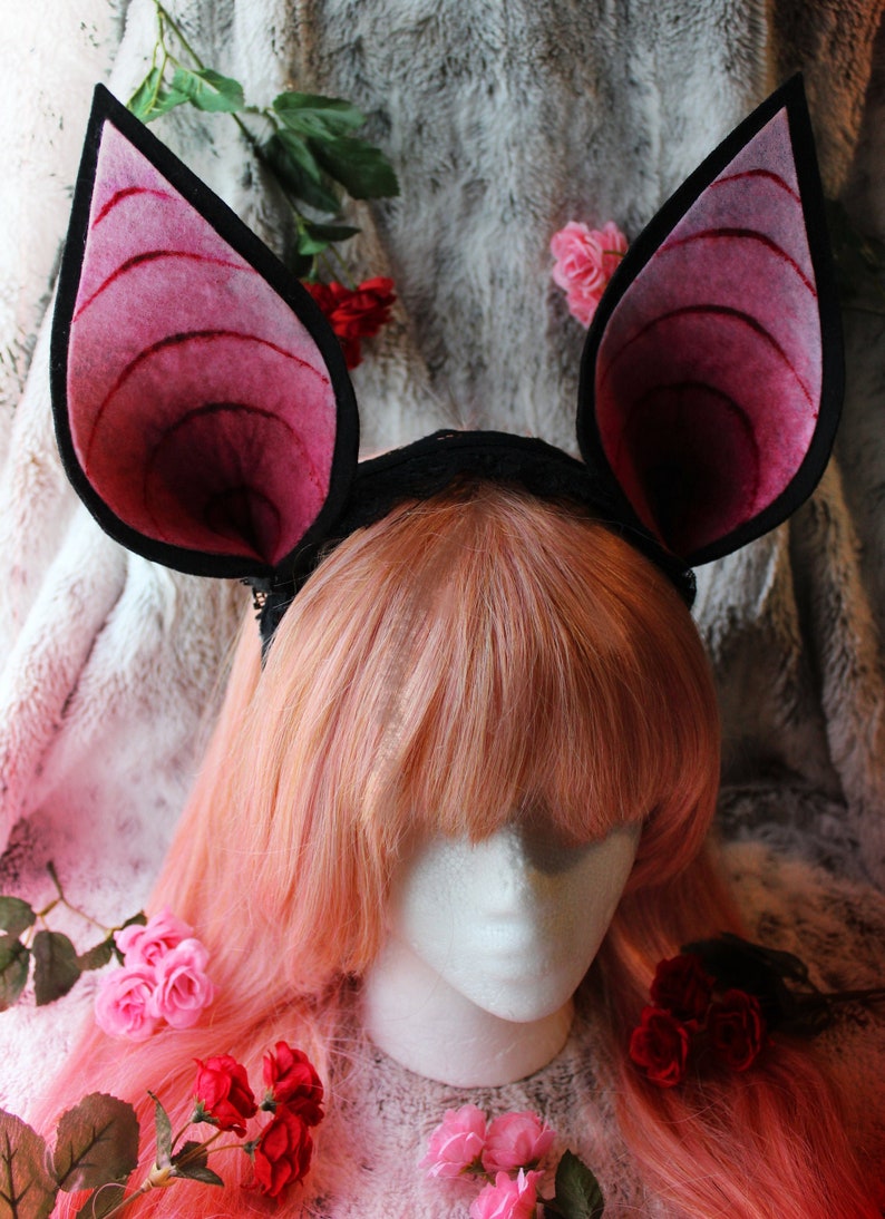 Bat Ears Halloween Costume Headband Accessory Etsy