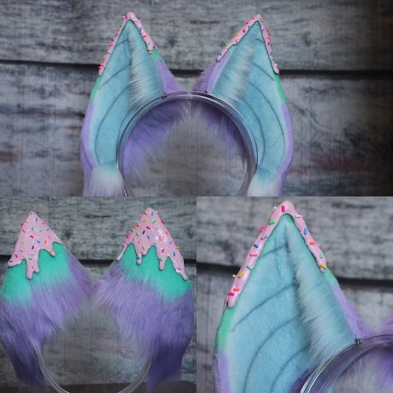 Customizable Ice Cream Drip Ears