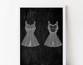 Corset Patent Poster, Boutique Decor, Victorian Corset, Saloon Girlt, digital print illustration A3 A4 A2