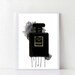 Dianne Wills reviewed Coco Chanel Poster bottle  Girlfriend Gift Feminine Wall Decor Original art Illustration drawing Giclee print Teen girls room Chanel perfume