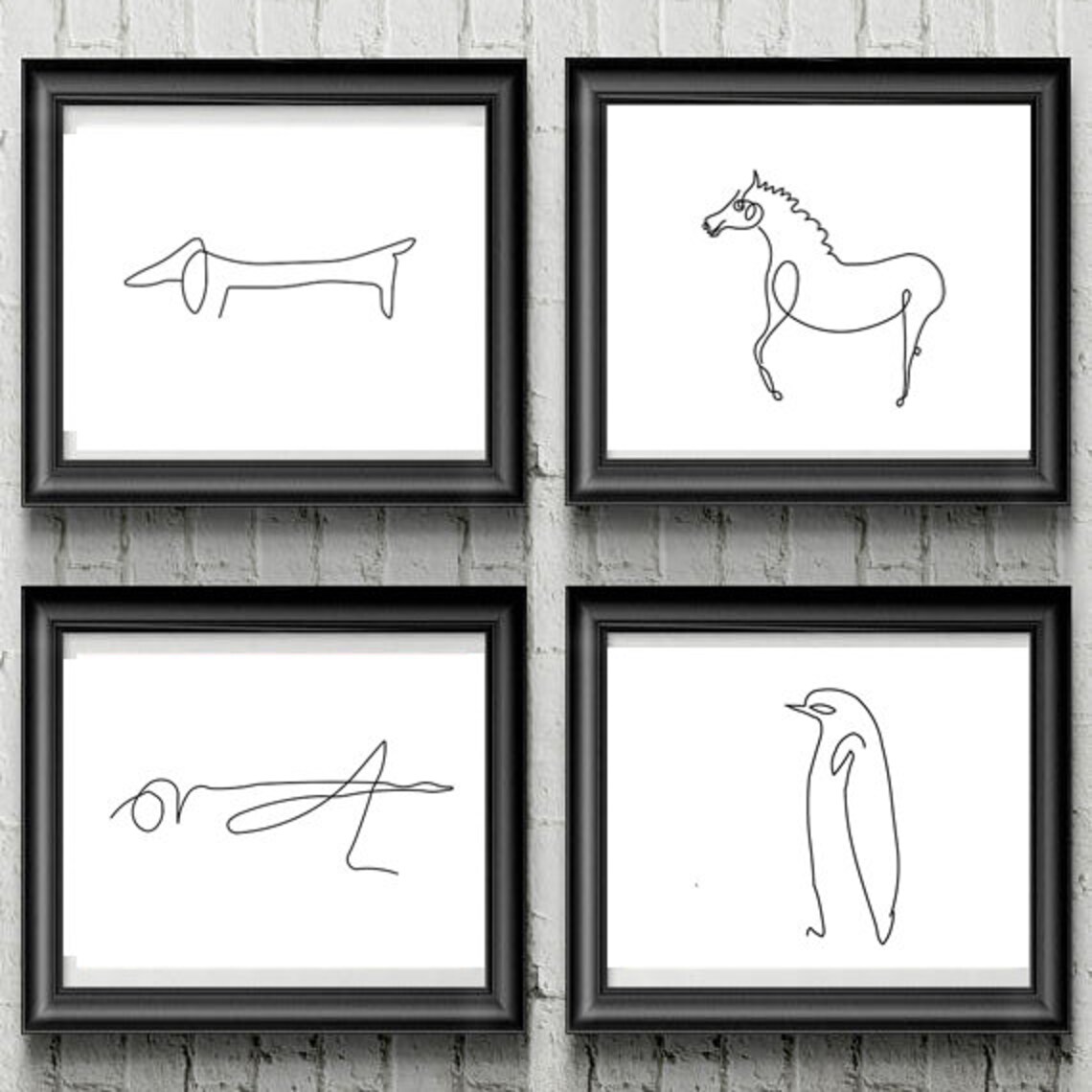 Picasso Print. Picasso sketches. Picasso Line Art Drawing. | Etsy