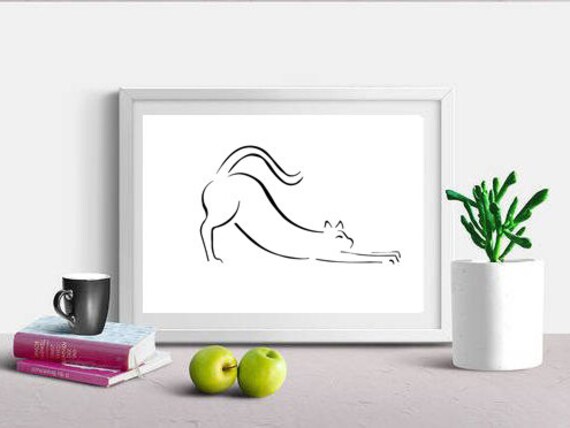 Picasso De Style Impression Chat Chat Art Dessins Animaux Etsy Picasso De Style Impression Chat Chat Art Dessins Animaux Etsy