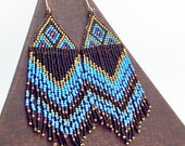Seed Bead statement earrings