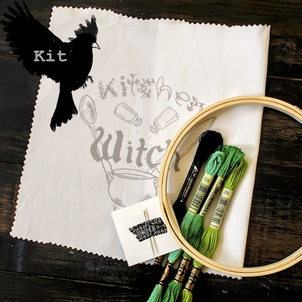 Witch Embroidery - Etsy