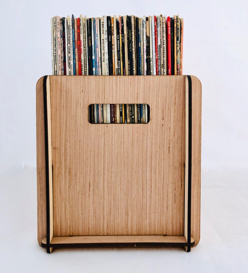 Vinyl Record Storage Crate PLUS Alpha Dividers the Perfect Etsy