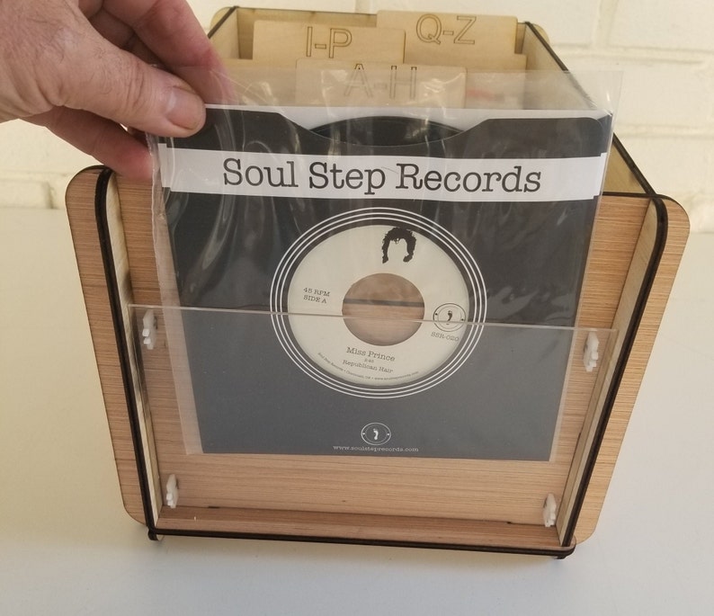 45 RPM Record Storage Box & Display Frame PLUS 3 Alpha Etsy