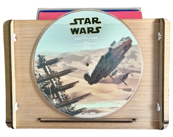 Vinyl Fan? Star Wars Fan? Romany House Record Crate Plus Star Wars: The Force Awakens 10" Vinyl With Image is For You - Or a Great Gift