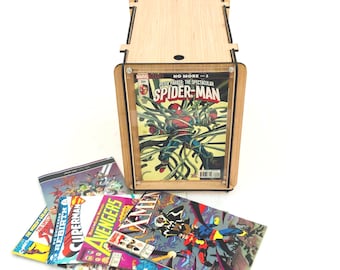 Father Christmas Gift - Comic Book Box with  Comic Frame