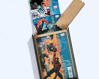 Comic Book Frame & Storage Box + Spiderman-Fantastic Four Series