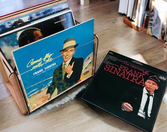 Album Display and Vinyl Record Storage Crate Christmas Gift