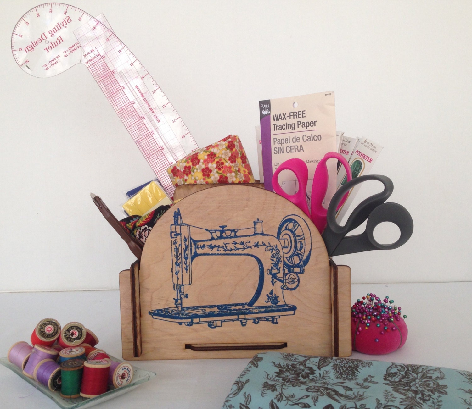 Sewing or Craft Caddy Perfect for Organizing Your Space Etsy