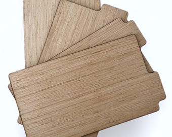 Intercalaires pour bandes dessinées - Ensemble de quatre intercalaires en bois respectueux de l'environnement