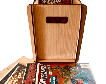 The Original Romany House Wood Comic Book Storage Box - Safely Store, Protect, and Transport Your Comics