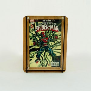 Comic Book Storage & Display Box Display/Store Comics in an Eco Friendly, Sustainable Wood Storage Box with Lid image 6