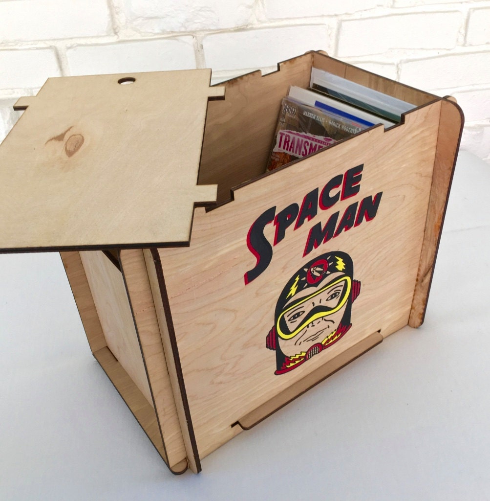 Stackable Comic Book Storage and Transporting Box with Cool Etsy