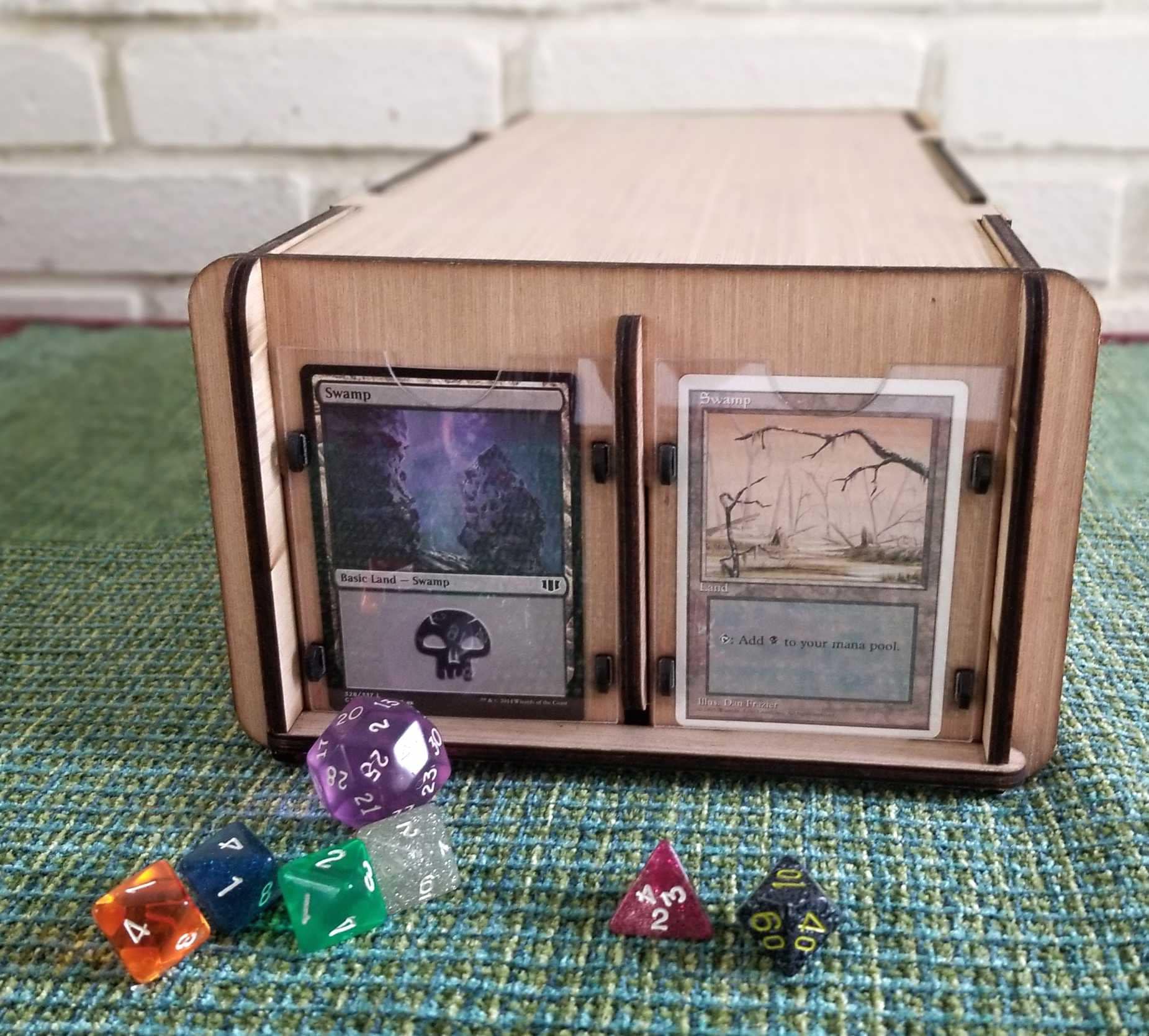 Collectible Card Deck Box With Display Frames & Dividers. - Etsy Israel