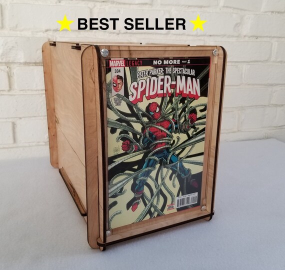 Comic Book Storage and Display Box with Retro Look in Eco Etsy