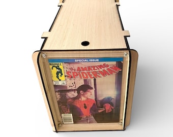 Spider-Man #262 PLUS Eco-Friendly Comic Storage & Display Short Box Marvel's Web of Vintage Comic