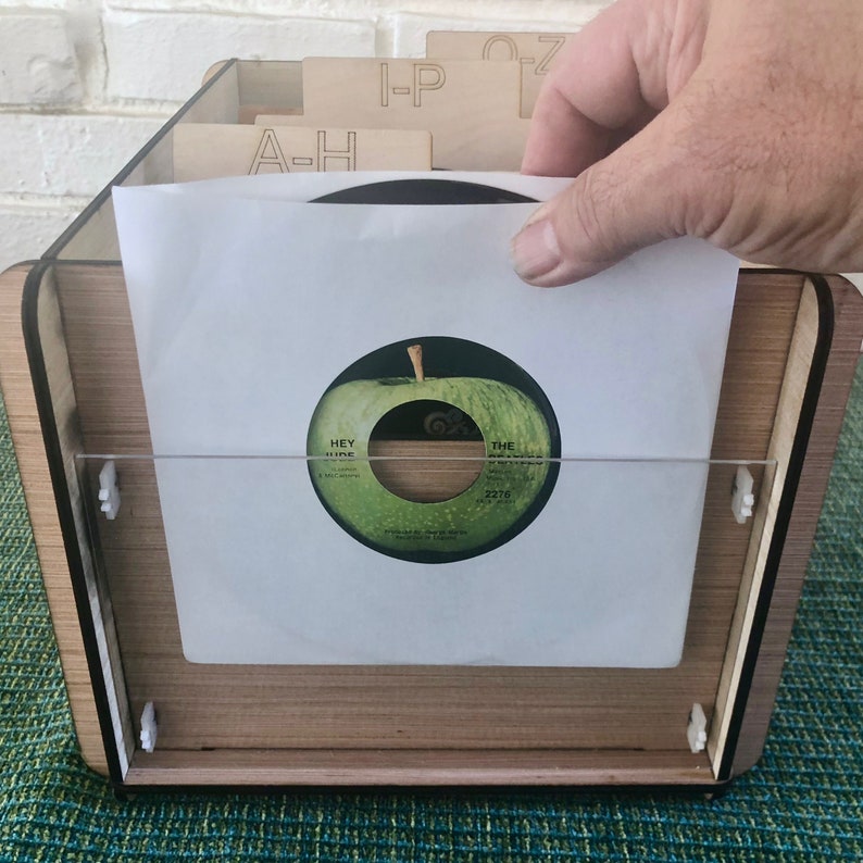 45 RPM Record Storage Box & Display Frame PLUS 3 Alpha Etsy