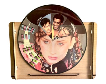 Culture Club "Colour By Numbers" Picture Disc Plus Romany House Record Storage Crate - the Perfect Gift for Your Favorite Vinyl Collector