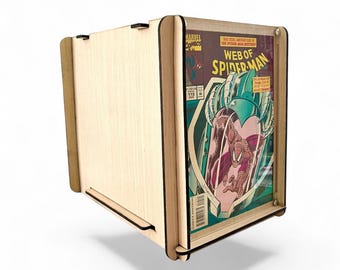 Spider-Man #115  PLUS Comic Storage & Display Short Box Marvel's Web of  Vintage Comic