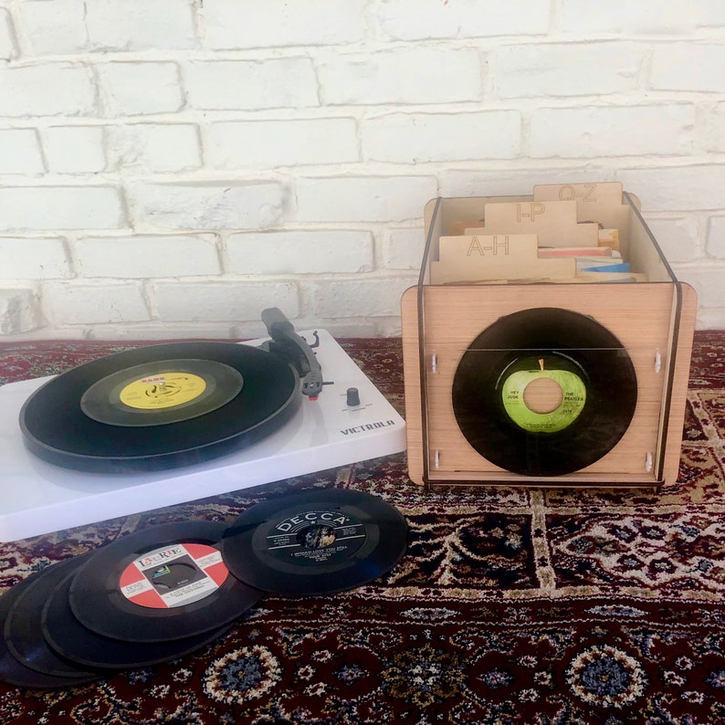 45-rpm-record-storage-box-display-frame-plus-3-alpha-etsy-uk