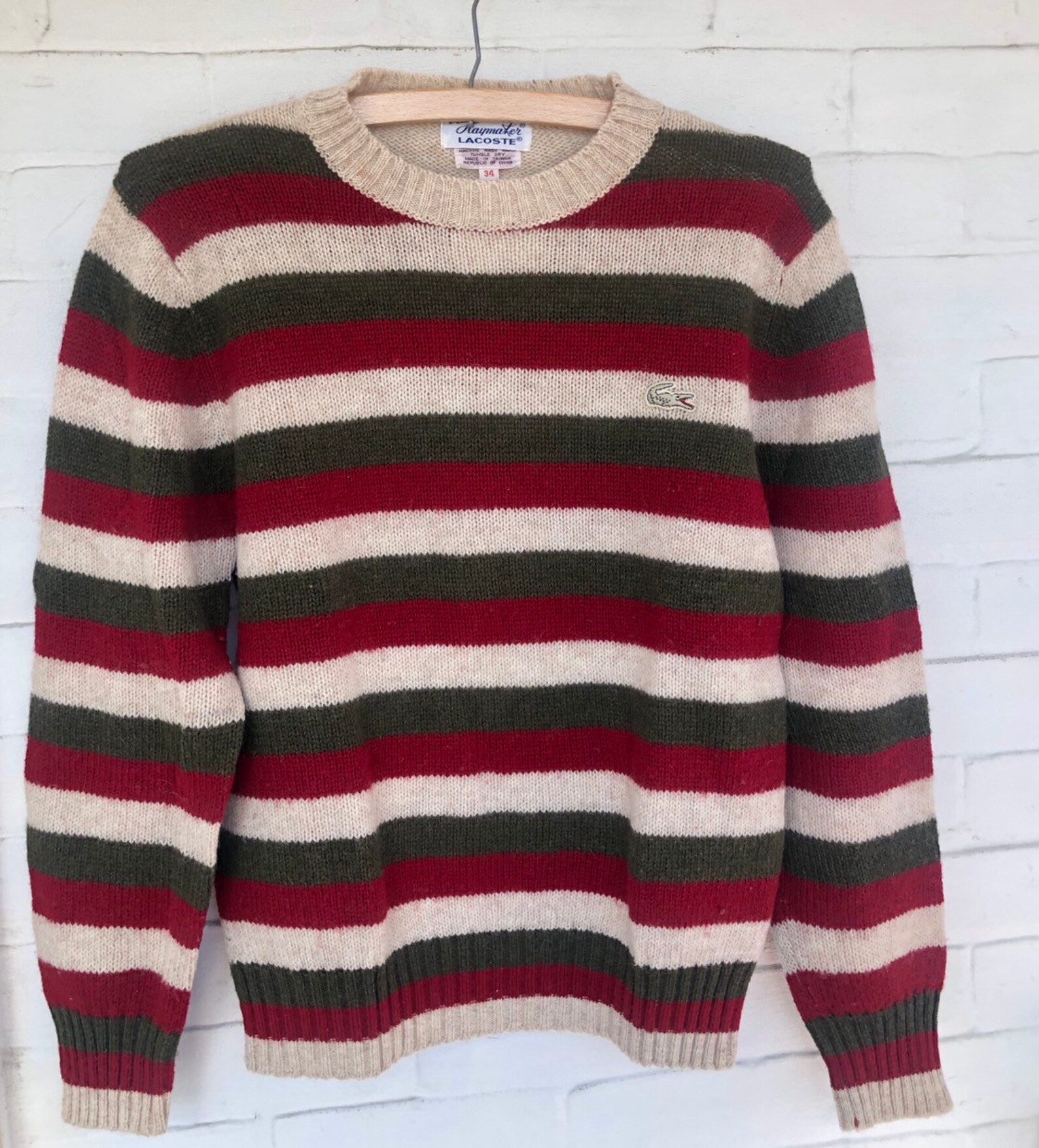 Vintage Classic Haymaker Lacoste GATOR Knit Pullover Sweater - Etsy