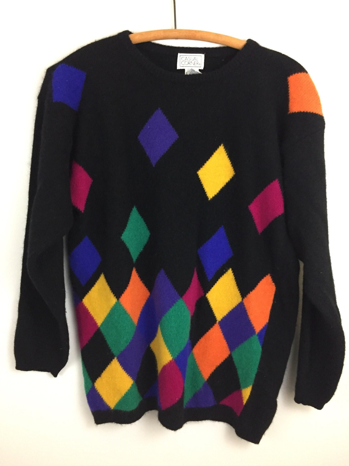 Vintage Casual Corner Sweater Lambswool 