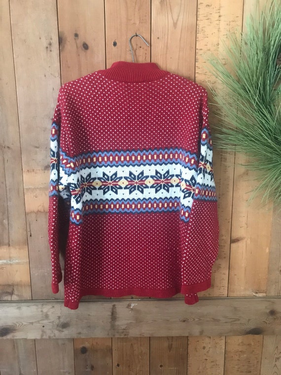 Vintage Ski Skate Sweater by Liz Claiborne Chunky… - image 4