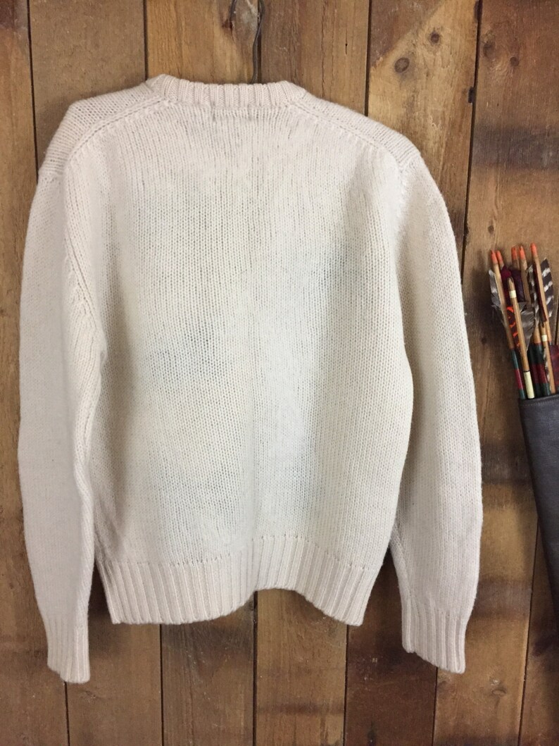 VIntage Wool Duck Hunting Wool Pullover Sweater Womans Medium | Etsy