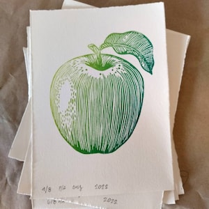 Author's proof print, Limited edition Apple