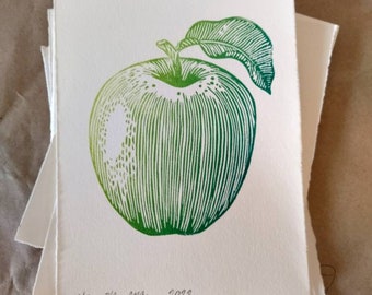 Author's proof print, Limited edition Apple