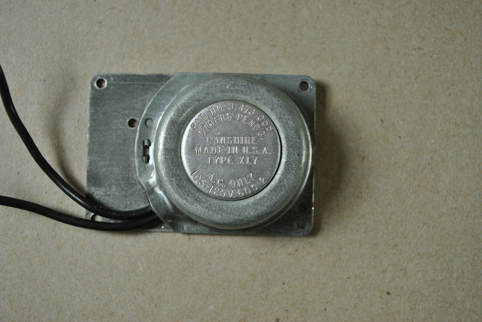 Lanshire Type XL7 Clock Motor 105 125 Volt A/C 60 Cycle 2 Etsy