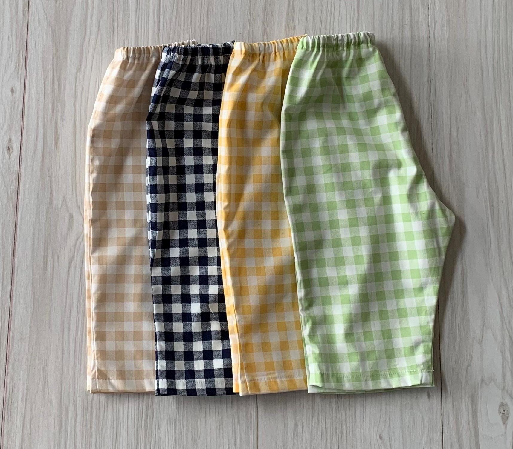 Gingham bubble pants for baby or toddler