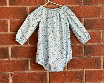 Baby Girl Long Sleeves Floral Romper Bodysuit and Leg - Etsy